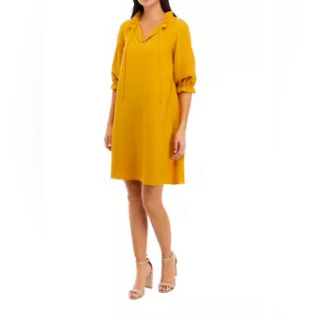 NWT Jessica Howard Mustard Shift Dress. 14